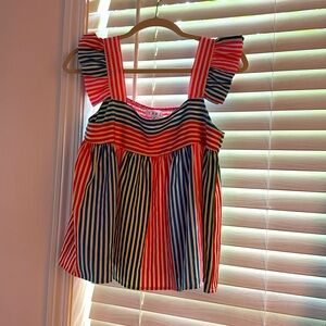 THML Vibrant Striped Sleeveless Top